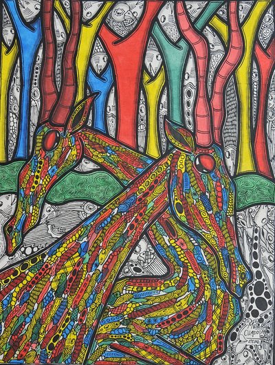 Après-midi paresseux - Muktair Oladoja